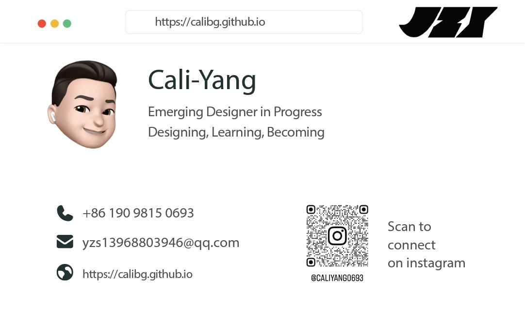 杨子硕 Cali-Yang 个人名片